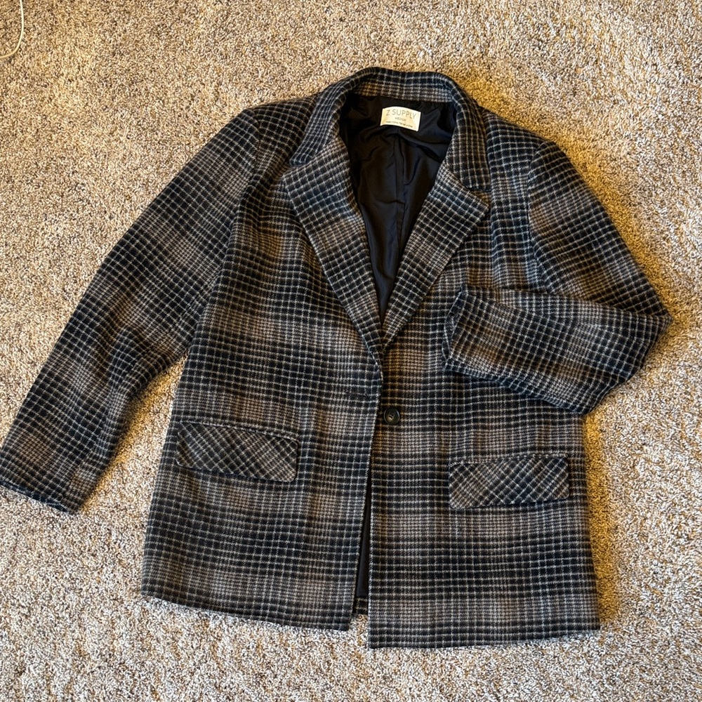 Z Supply
Kingston Relaxed Plaid Blazer
Latte / M